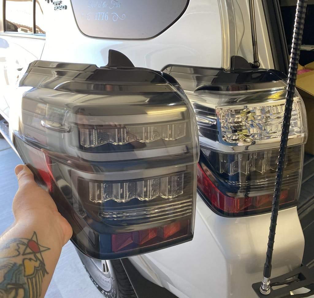 Custom Rear LED Tail Light Black Housing - 2014+ Toyota 4Runner - Yota Nation