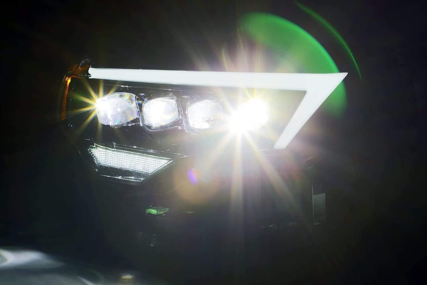 AlphaRex NOVA-Series LED Projector Headlights Chrome 2014+ Toyota 4Runner - Yota Nation